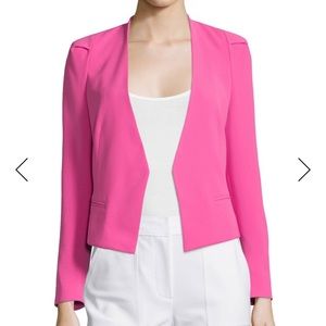 Refined Stretch Suit Jacket, Fuchsia EUC